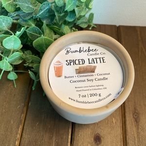 Handmade Concrete Container and candle